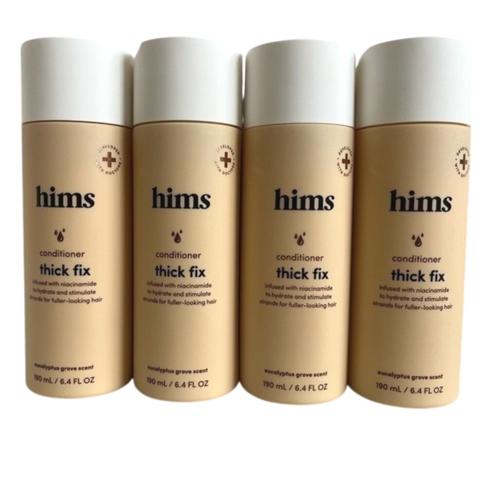 Hims Thick Fix Conditioner Eucalyptus Grove Scent Lot Of 4 Bottles Sealed
